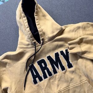 Team Edition Army Black Knights Hoodie Tan West Point Sweatshirt Mens Medium